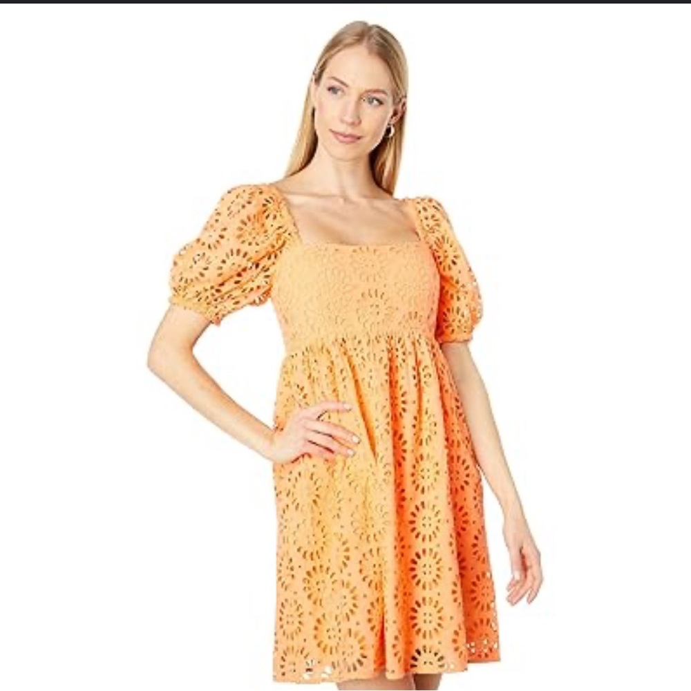 Lilly Pulitzer orange dress